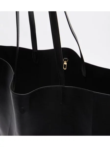 Geantă shopper Toteme din piele negru
