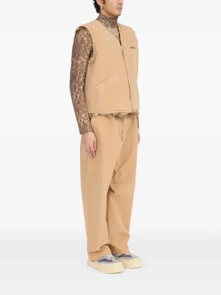 Umělá kožešina vesta Mm6 Maison Margiela bez rukávů