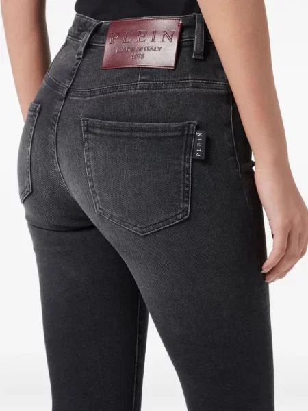 Blugi Philipp Plein stretch negru