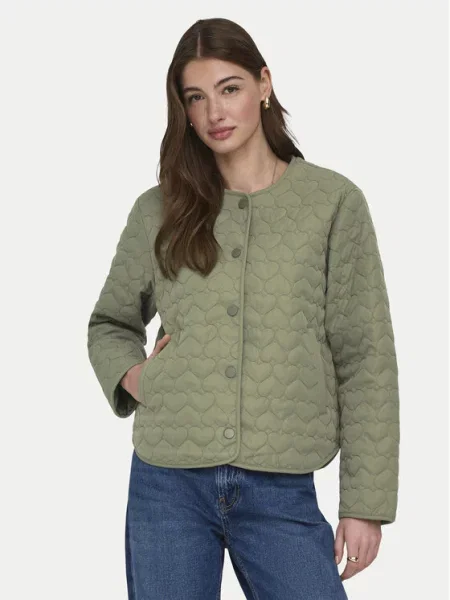 ONLY Prehodna jakna Heart zelena