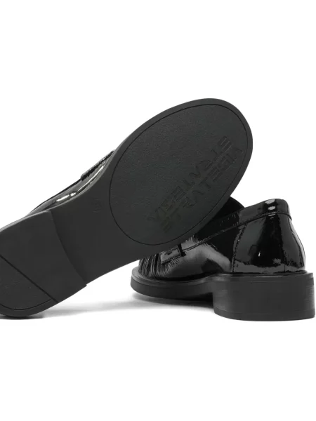 Δερμάτινα loafers Strategia Shoes μαύρο