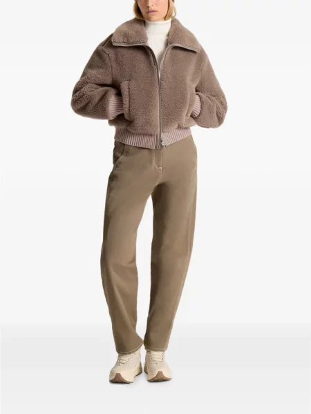 Geacă Fusalp din fleece maro