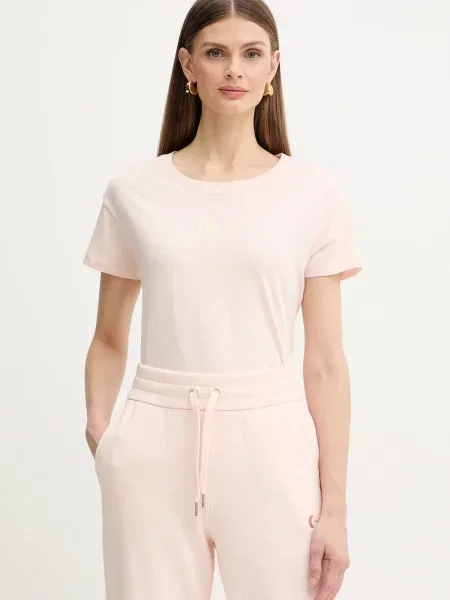 Armani Exchange tričko béžové