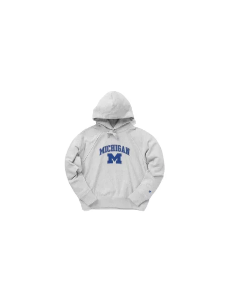 Champion Hooded Sweatshirt Kobiety Bluzy i bluzy z kapturem Champion Size: M szary