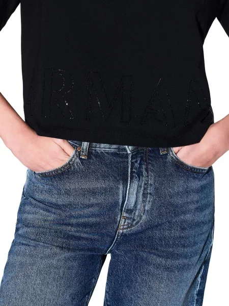 Decupat tricou Armani negru
