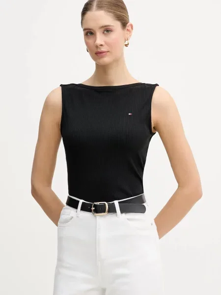 Top Tommy Hilfiger negru