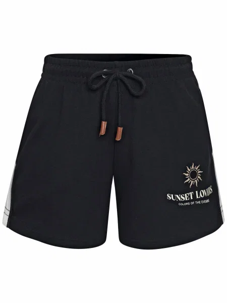 H.I.S Hlače kit / črna bela