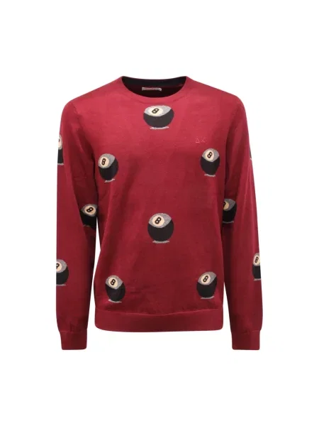 Sweter Sun68 fioletowy