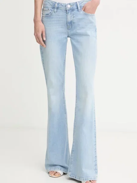 Guess blugi evazați de damă albastru