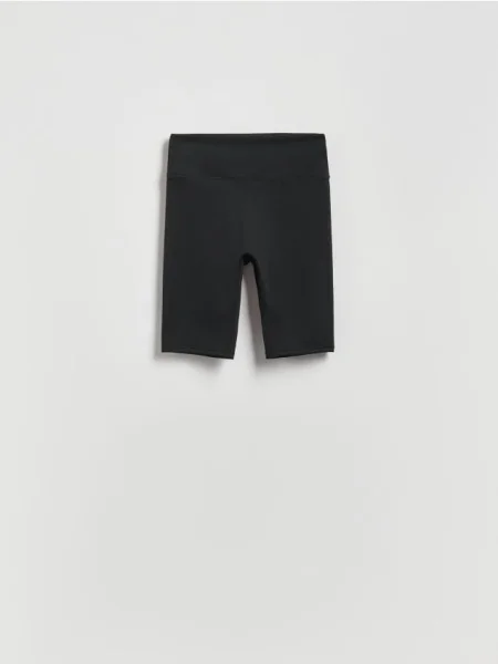 Reserved Szorty typu kolarki czarny