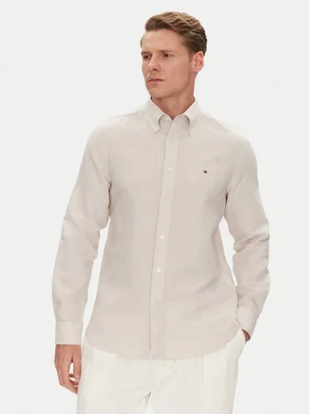 Tommy Hilfiger Cămașă Regular Fit bej