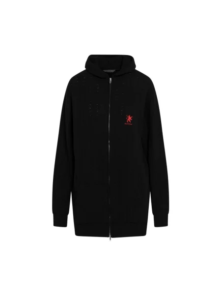 Sukienka mini Balenciaga wełniana z kapturem czarna