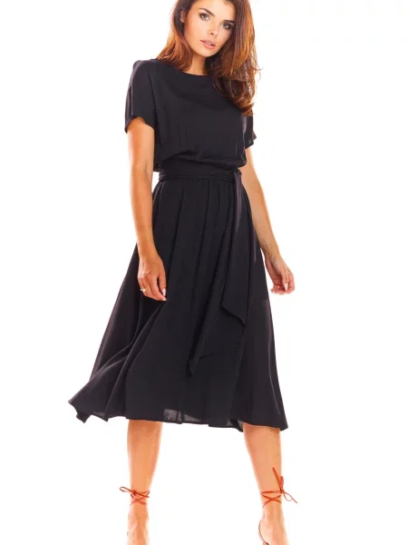 Rochie midi Awama negru