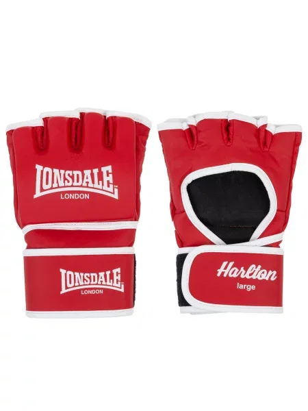 LONSDALE Mănuși sport Harlton roșu alb