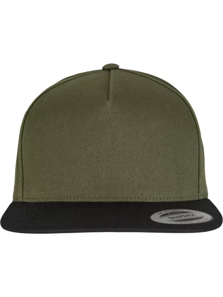 Flexfit Kšiltovka Classic olivová offwhite černá
