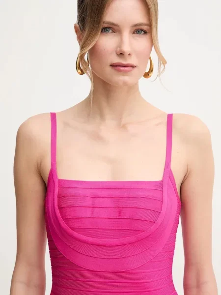 Herve Leger ruha Milly rózsaszín