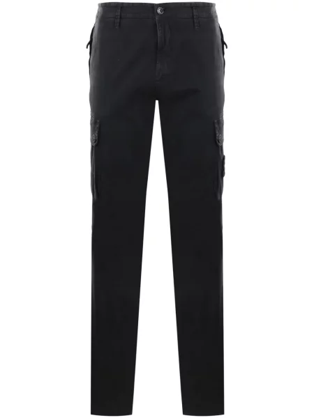 Pantaloni cargo Stone Island cu strasuri negru