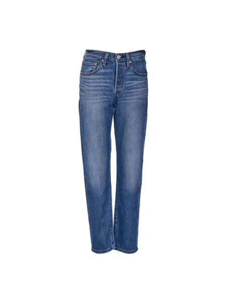 Jeansy Levi's 501 o skróconej długości niebieskie