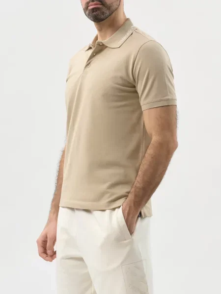Поло Emporio Armani бежевое