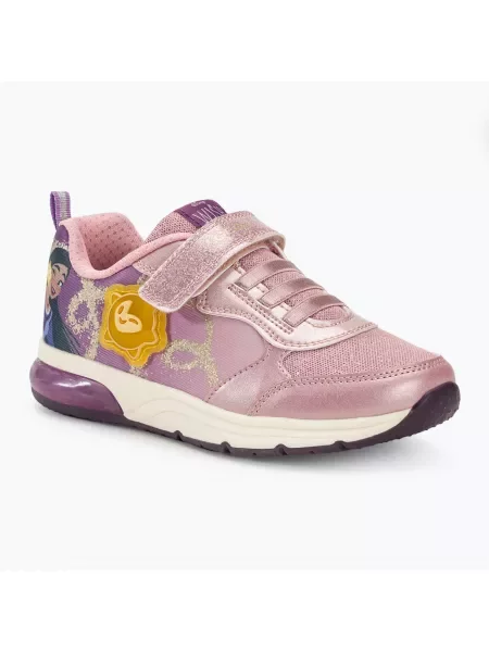 Buty juniorskie Geox Spaceclub pink/light purple fioletowe