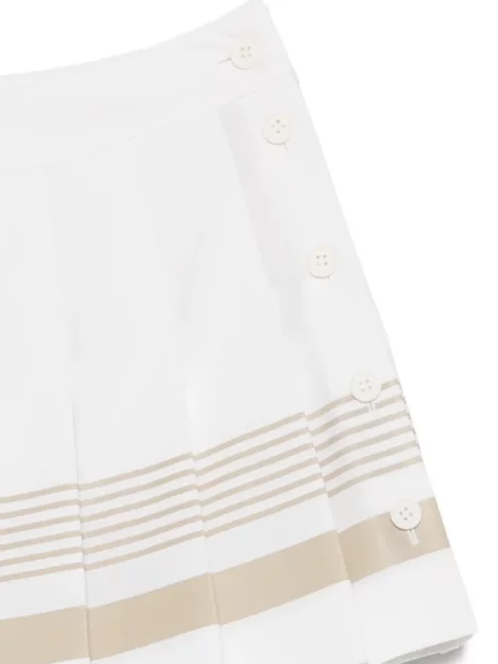 Fusta mini Lacoste alb