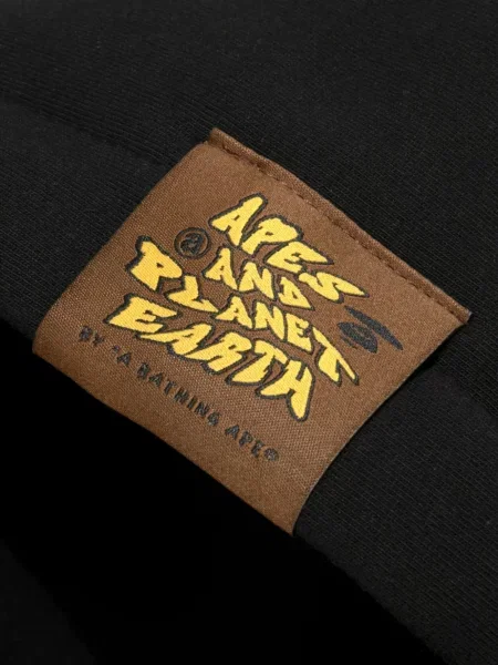 Hanorac cu glugă Aape By A Bathing Ape cu glugă negru