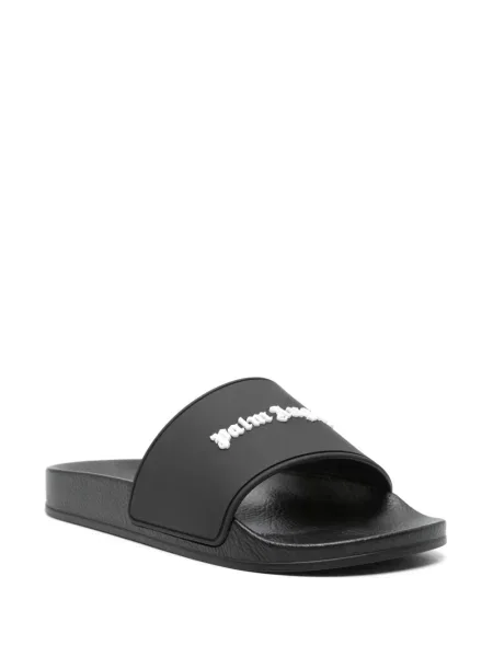 Papuci Palm Angels cu autograf negru