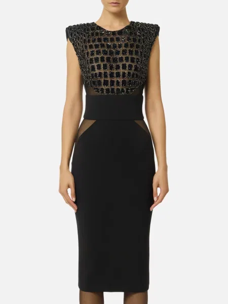 Платье Elisabetta Franchi черное