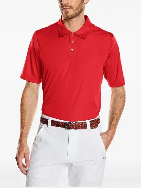 Scurt tricou polo Oakley roșu