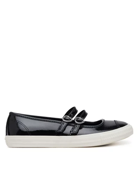 Balerinke Converse Chuck Taylor All Star Dainty Mary Jane Dark Romance črna