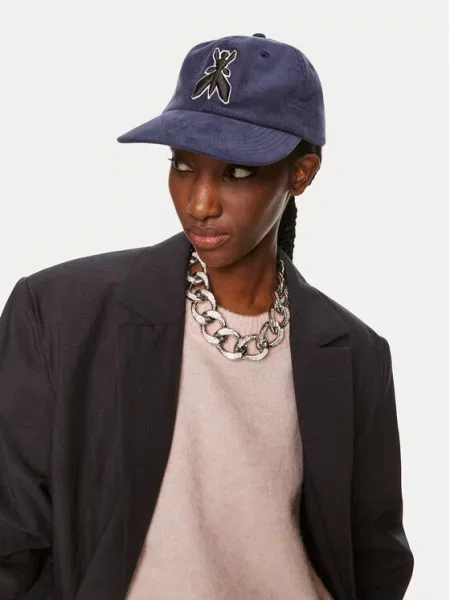 Kapa s šiltom Patrizia Pepe modra