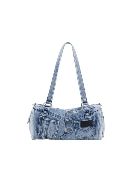 Desigual Geantă de umăr denim albastru