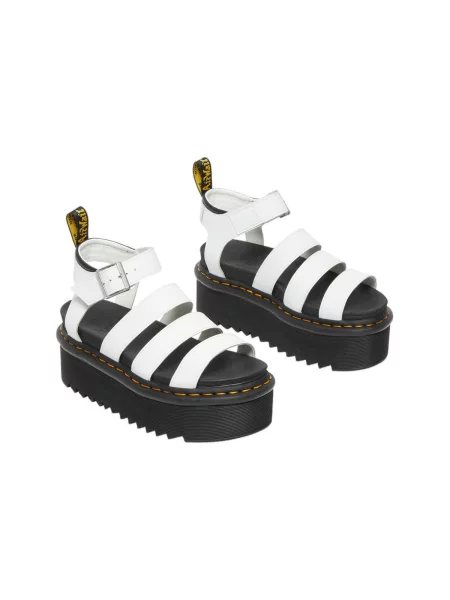 Sandale Dr. Martens alb