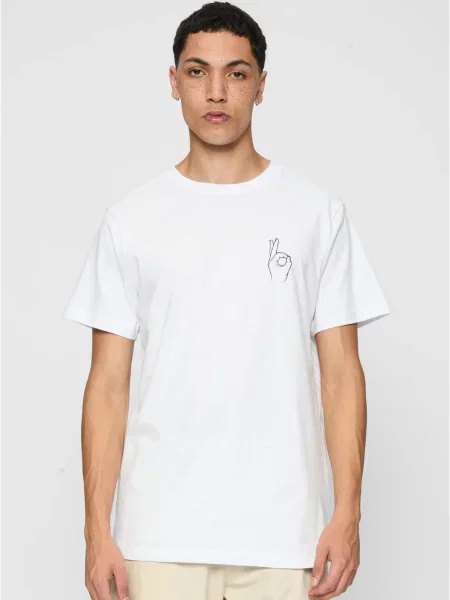 Tricou Mister Tee alb