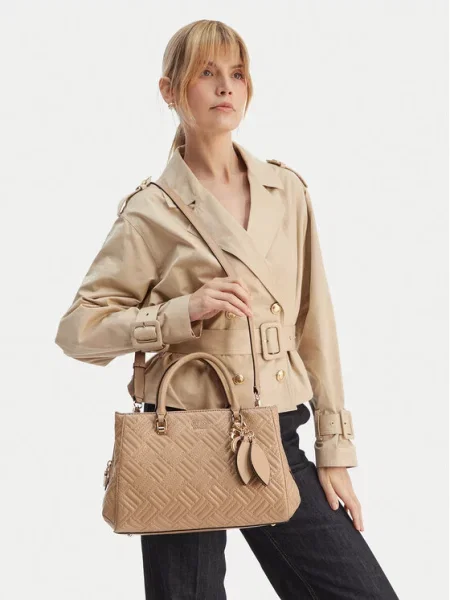 Guess Дамска чанта Sally бежов