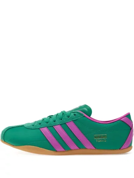 Sneakerși Adidas cu dungi verde