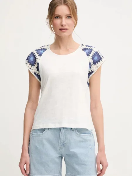 Pepe Jeans t-shirt VERENICE biały