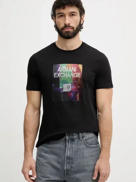 Armani Exchange T-shirt czarna