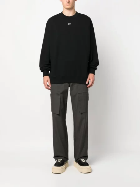 Raštuotas marškinėliai Off-white balta