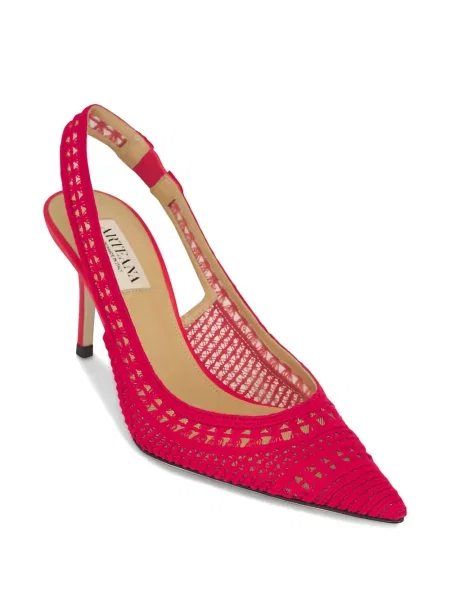 Pantofi cu toc Arteana tricotate slingback roșu