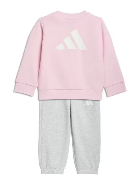 ADIDAS SPORTSWEAR Costum de trening Essentials gri deschis / roz / murdar alb