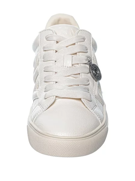 Sneakerși Dkny cu autograf alb