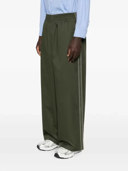 Pantaloni Adidas cu dungi alergare negru