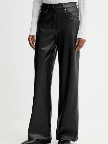 Hlače Calvin Klein Jeans črna