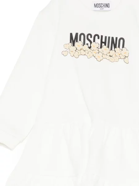 Sukienka dziecięca Moschino biała