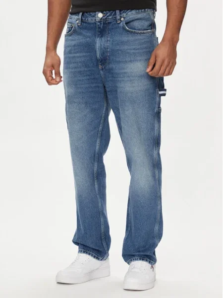 Tommy Jeans Blugi Skater albastru