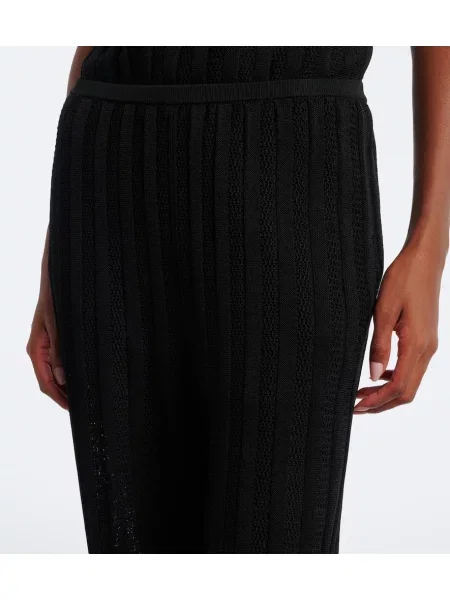 Pantaloni Eres tricotate negru