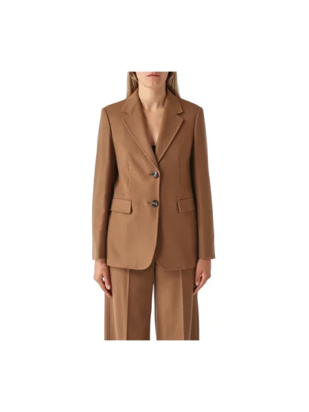 Marynarka Max Mara Studio wełniana brązowa