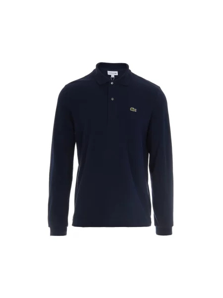 Koszulka polo Lacoste z długim rękawem niebieska