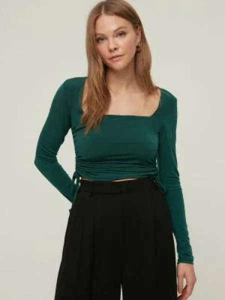 Top Trendyol tricotate verde